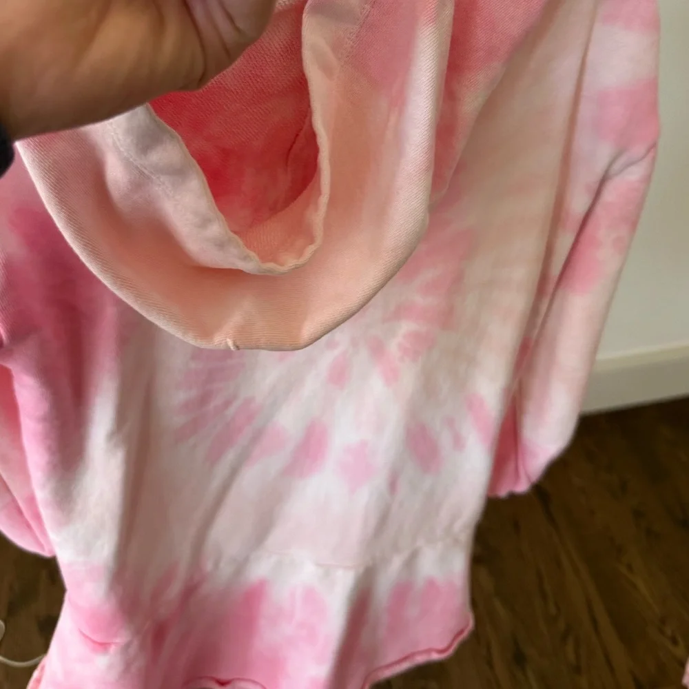 Crewcuts Girls Tie dye Hooded sweater dress
